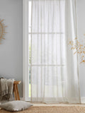 Drift Home Natural Kayla slot top voile panel 140cm x 122cm - British product