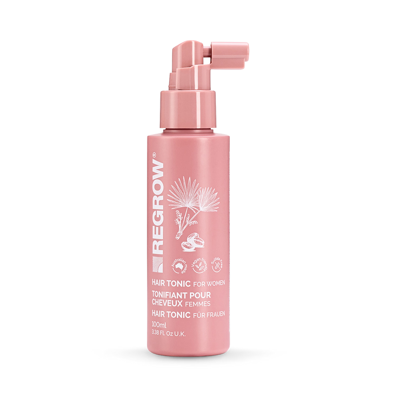 Regrow Women's Hair Tonic 100ml bottle, imported from the UK