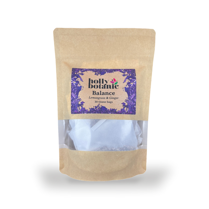 Holly Botanic Balance Tisane Lemongrass Ginger 30 Tea Bags (British brand)