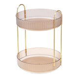 Livingandhome 2-tier rotating makeup organiser, imported from the UK