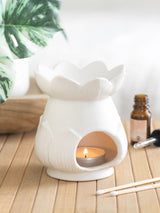 Next Something Different White Lotus Flower Oil Burner, One Size- Buy online at McGrocer