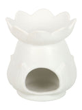 Something Different white lotus oil burner, imported from the UK