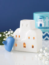 Next Something Different White Santorini Oil Burner and Wax Warmer- Buy online at McGrocer