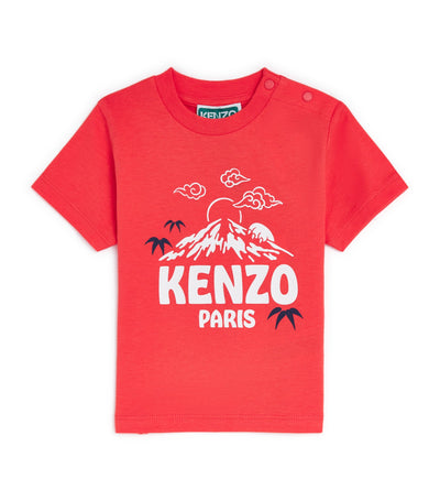 Harrods Kenzo Kids T-shirt graphique en coton Mountain (6 mois-4 ans) - Achetez en ligne sur McGrocer