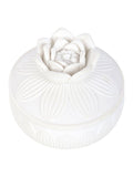 Something Different white lotus ceramic trinket box (British brand)