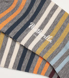 Pantherella Kilburn cotton-blend striped socks (British brand)
