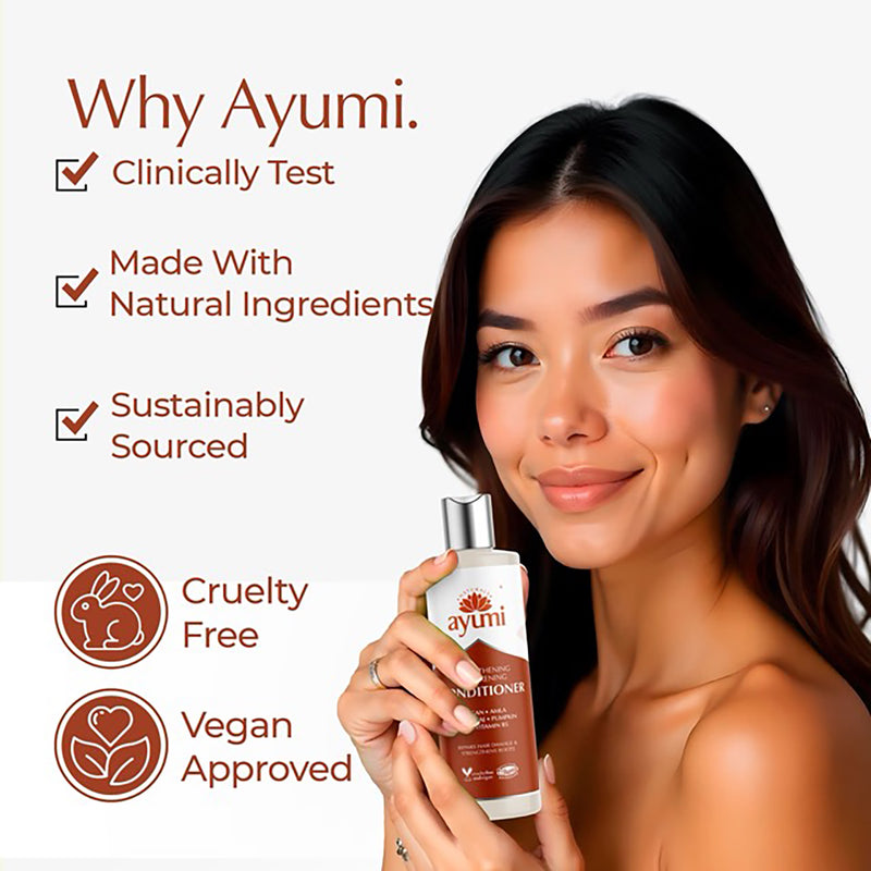 Ayumi Growth & Strengthening Conditioner 250ml, imported from the UK