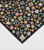 Dolce&Gabbana silk jewellery print triangle scarf 135x67cm, UK version