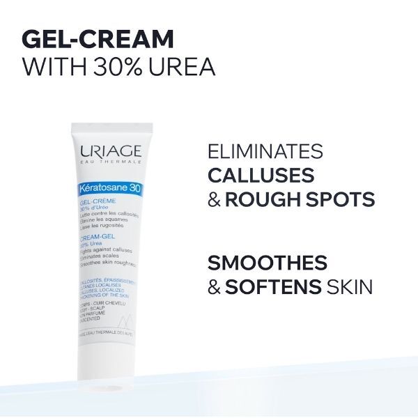 Uriage Keratosane 30 callus cream gel 40ml - British product