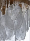 Lipsy marble effect flush ceiling light with gold finish, imported from the UK