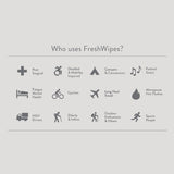 FreshWipes body wipes ocean fresh 12 count - British product