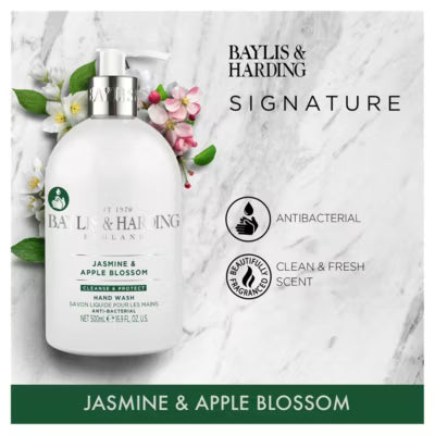 Baylis & Harding Jasmine & Apple Blossom Anti-Bacterial hand wash 500ml - British product