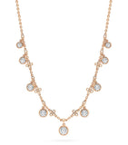 Boodles medium rose gold diamond necklace (British brand)