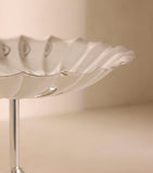 Soho Home silver-plated footed platter H17cm, imported from the UK