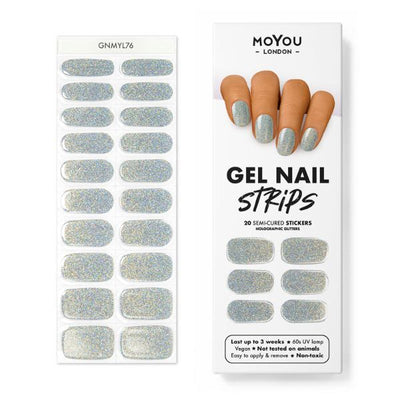 Superdrug MoYou-London Gel Nail Strip Too Glam to Give a Damn- Buy online at McGrocer