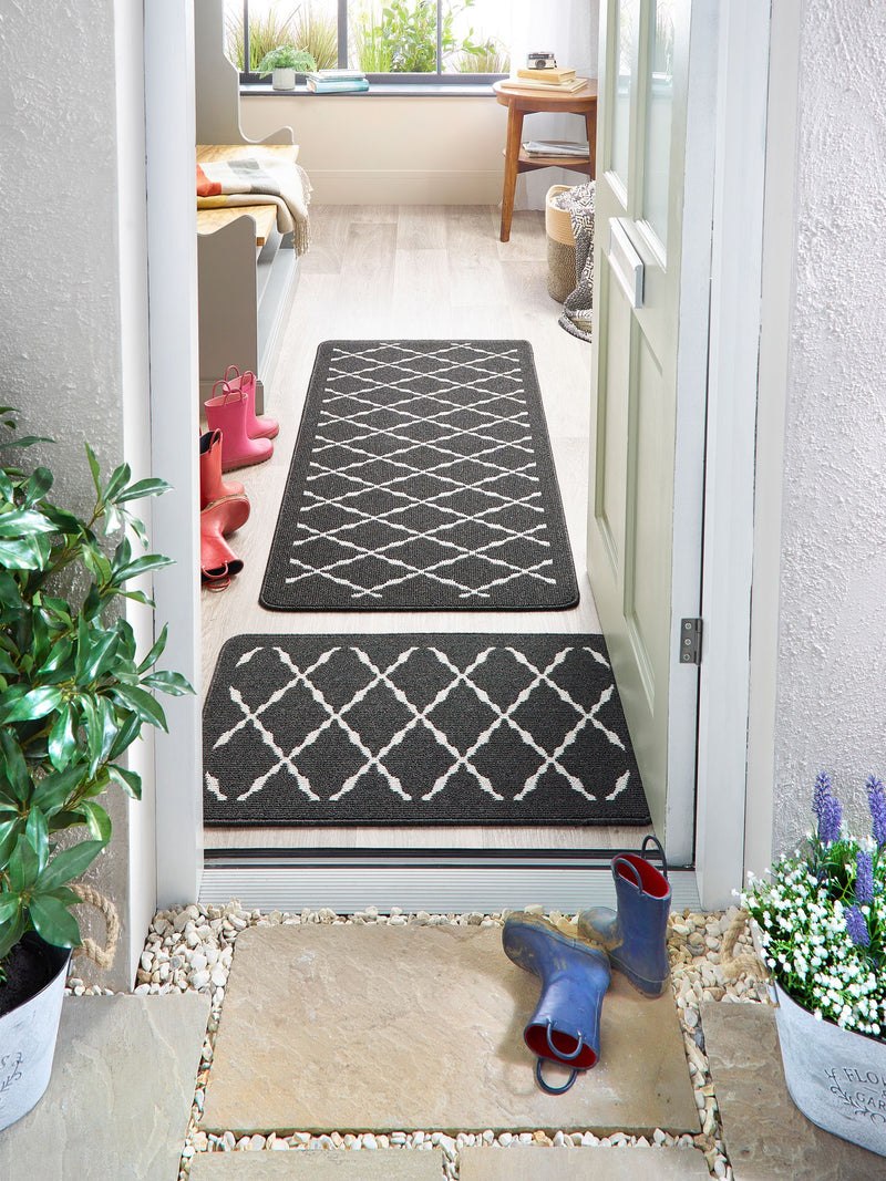 My Mat Charcoal Arbor small runner - British product