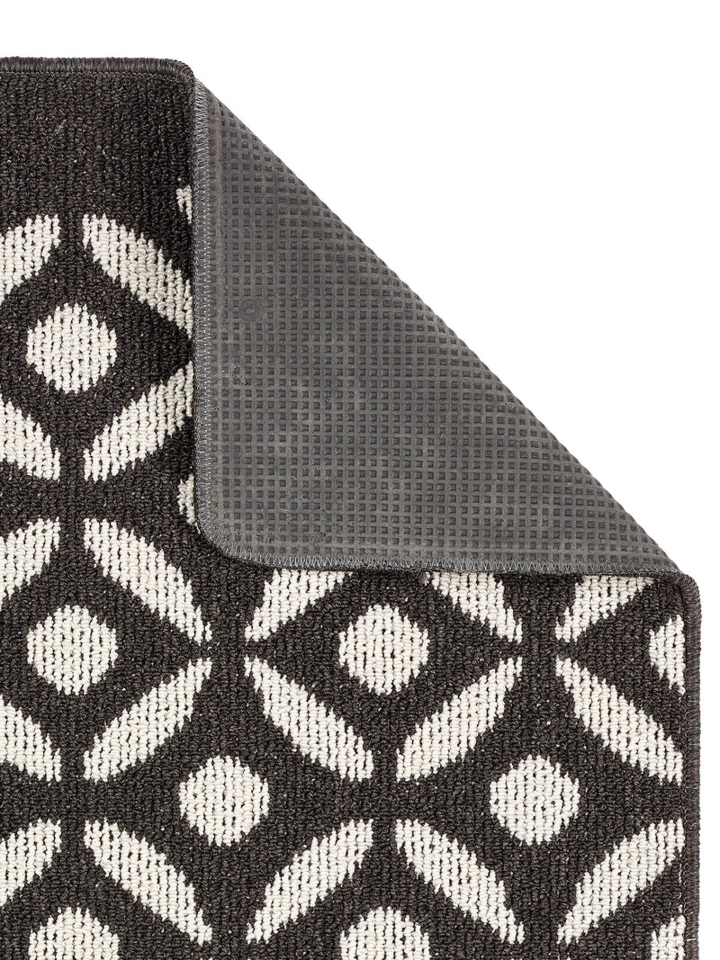 My Mat charcoal crescent large runner, imported from the UK