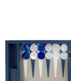 Hector Saxe leather backgammon set, UK version