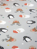 Bedlam Red Christmas fitted bed sheet 25cm - British product