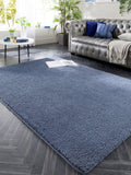 My Lux Smoke Blue washable rug - British product