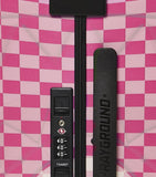 Sprayground Embossed Check Cabin Suitcase 50cm, imported from the UK