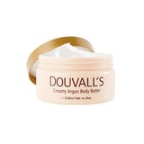 Douvalls Organic Argan Body Butter Unscented 240ml - British product