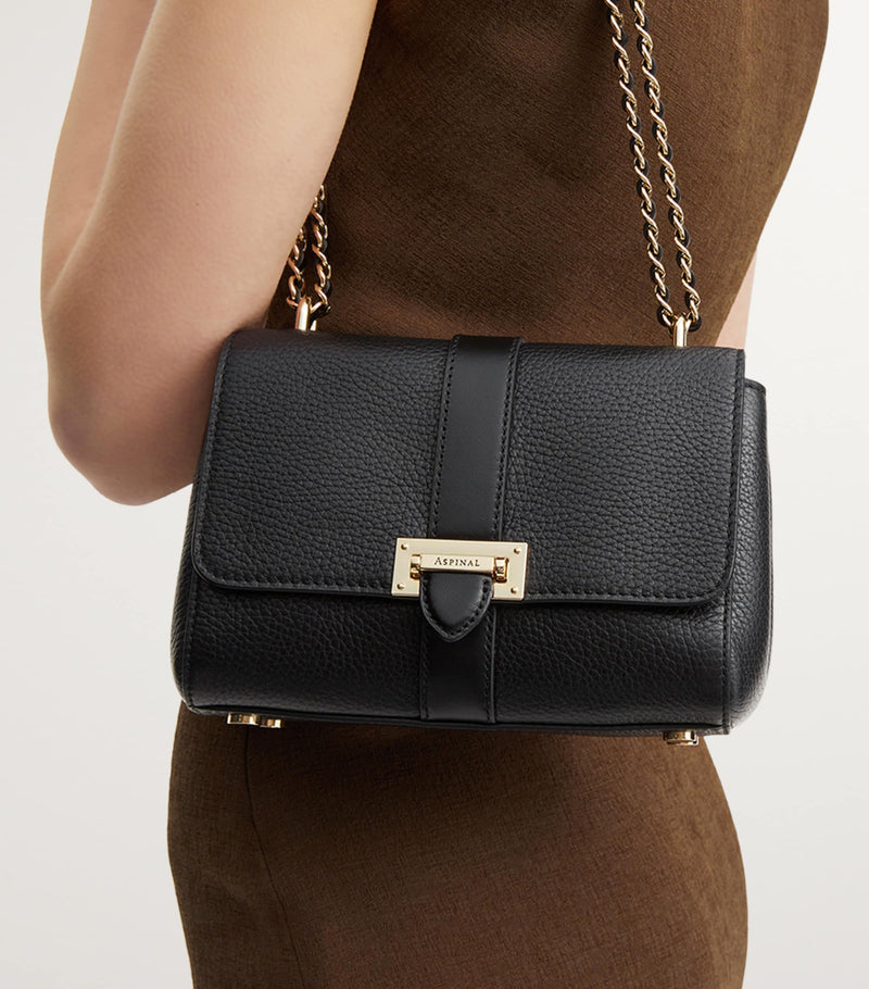 Aspinal of London small Lottie cross-body bag in leather, UK version