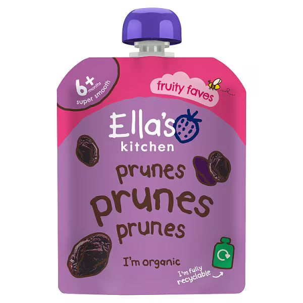 Ella's Kitchen Organic Prunes Baby Food Pouch 70g - British product