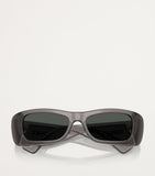 Versace VE4481 sunglasses in grey with shiny grey lenses (British brand)