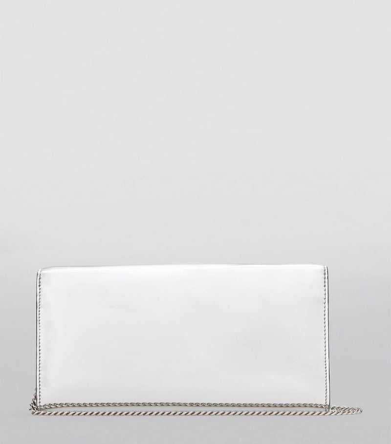 Jimmy Choo Emmie clutch bag with chain strap, imported from the UK