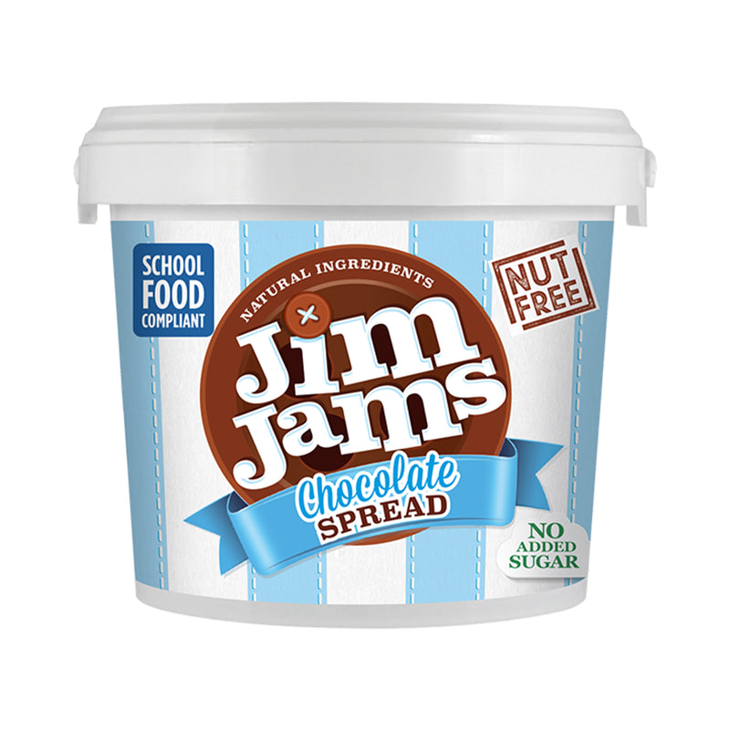 JimJams No Added Sugar Nut Free Chocolate Spread 1kg, UK version