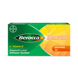 Holland & Barrett Berocca Immuno Effervescent Tablets Orange Flavour 30 Tablets- Buy online at McGrocer