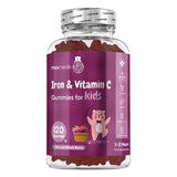 Maxmedix Iron & Vitamin C Gummies for Kids 120 Gummies, imported from the UK