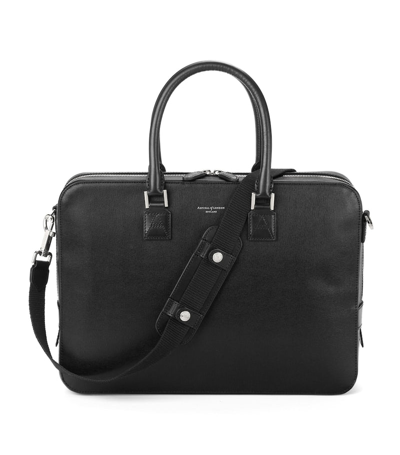 Aspinal of London Mount Street briefcase Saffiano leather (British brand)