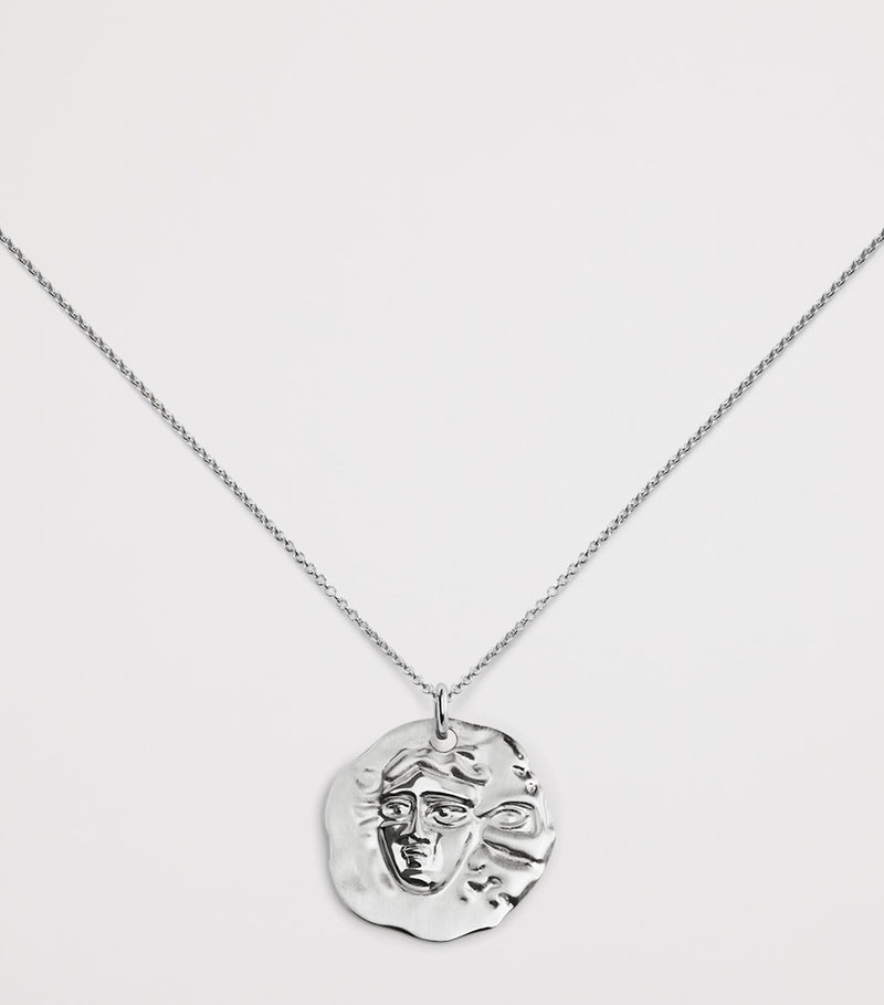 Monica Vinader sterling silver Gemini zodiac necklace 46cm - British product