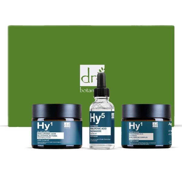 Dr Botanicals anti-ageing hyaluronic acid skincare gift set - British product