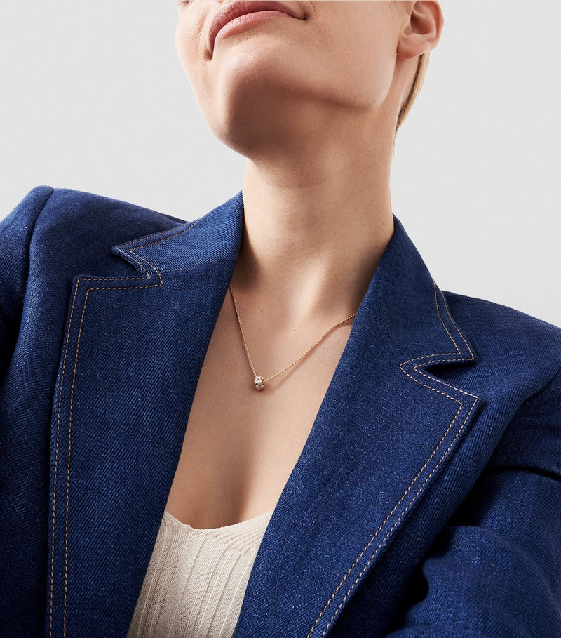 Piaget rose gold diamond Possession pendant necklace (British brand)