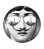 Fornasetti Tema e Variazioni wall plate No. 373 26cm ceramic, UK version