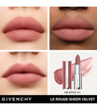 Givenchy Le Rouge Sheer Velvet refillable matte lipstick - British product