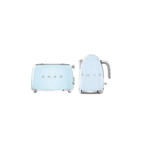 Smeg kettle and toaster set blue (British brand)
