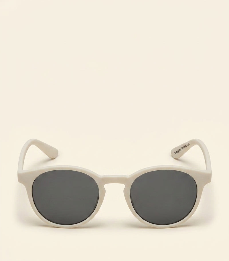 McQueen oval sunglasses with dark shades, UK version