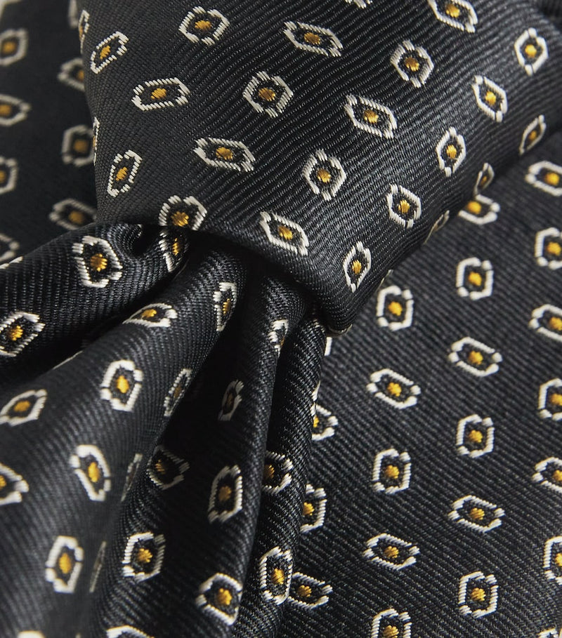 Emporio Armani silk jacquard tie - British product