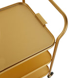 Kaymet Aluminium Diamond-Embossed Three-Tiered Trolley, UK version