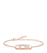 Harrods Messika Move Classique Rose Gold and Diamond Bracelet (0.12ct)- Buy online at McGrocer