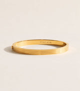 Harrods Nialaya Sterling Silver Ribbed Bangle- Buy online at McGrocer