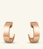 Cartier LOVE rose gold diamond hoop earrings, UK version