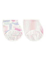 Next aden + anais Pink Silky Soft Florentine Baby Burpy Bibs 100% Cotton 2 Pack- Buy online at McGrocer