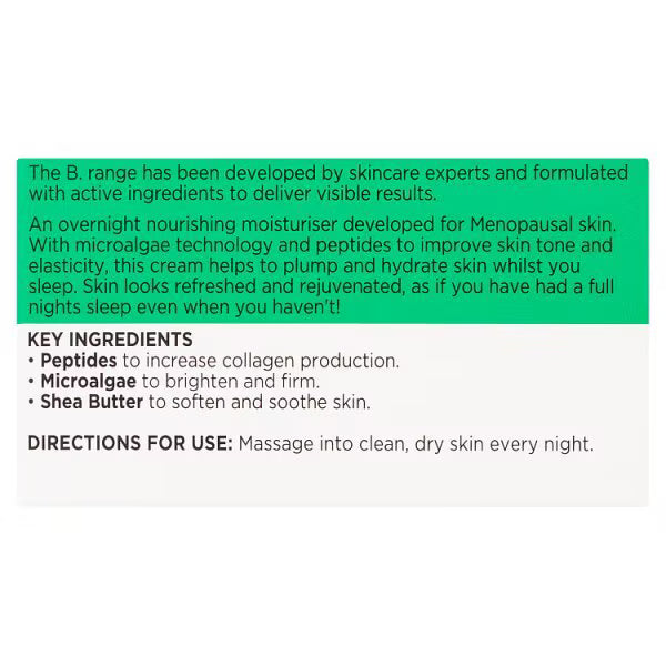 B. Menopause Sleep Cream face cream 50ml - British product