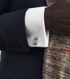 Paul Smith Manschettenknöpfe mit Perlmuttstreifen (britische Marke)