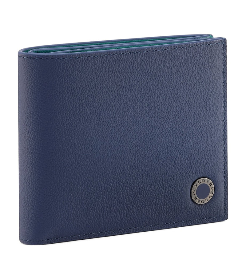 Bvlgari leather bifold wallet 9x11cm (British brand)